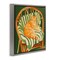 Stupell Industries Cat In Rattan Chair Floating Frame, design by Walker Noble
